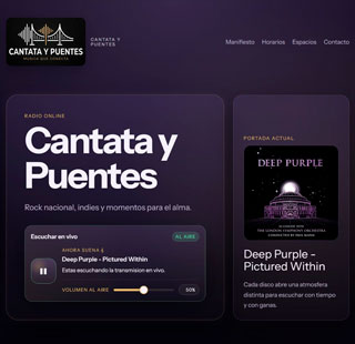 Cantata y Puentes (radio on-line)