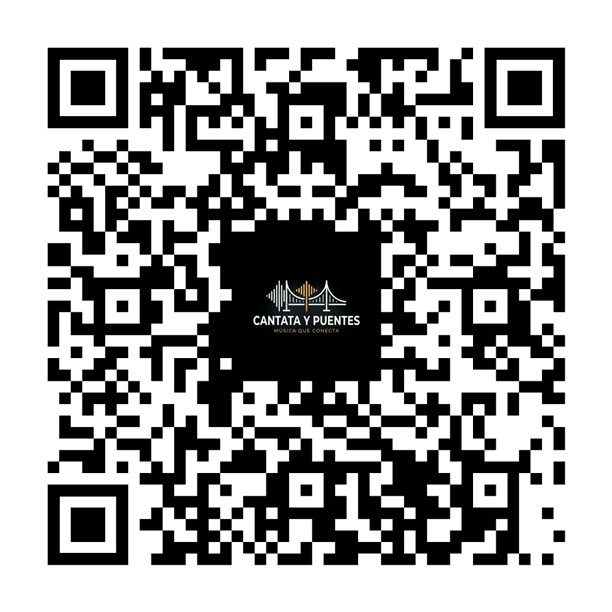 Código QR que abre la ficha de Cantata y Puentes en Google Play